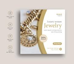 jewelry flyer vectors ilrations