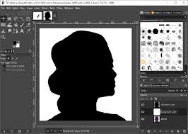 how to make a silhouette in gimp 4