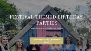 festival themed birthday parties