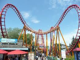 The dragon fire originally had three trains, but the park never operated three trains on the dragon fire so they used the extra train on the bat to presumably save from buying another. The Bat At Canada S Wonderland Reviews Info