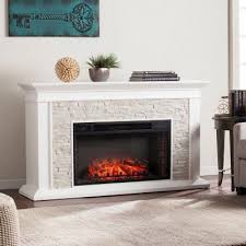 Cumberland Electric Fireplace White