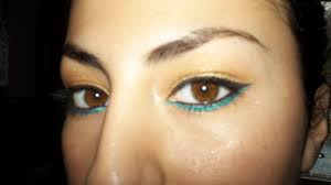 an arabic eye makeup look