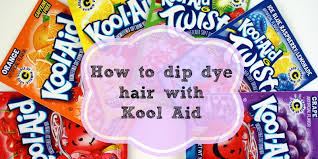 How To Dip Dye Hair With Kool Aid