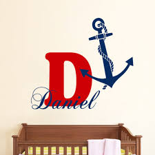 Monogram Wall Decals Boy Name Decal