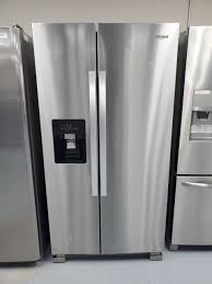 I am getting water in the door and the red light inside near the icemaker is flashing. Whirlpool 24 5 Cu Ft Side By Side Refrigerator With Ice Maker Fingerprint Resistant Stainless Steel Appliance Repair Company In Birmingham Al