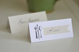 Free Piy Print It Yourself Place Cards Charming Ink