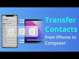 how to transfer contacts from iphone to