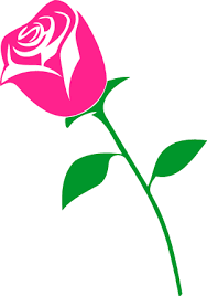rose flower clipart image free svg file