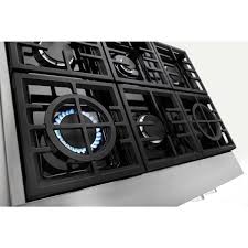 in. gas commercial cooktop with