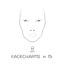 Face Chart Makeup Chart Paper Mac Face Chart Ebay Face Chart