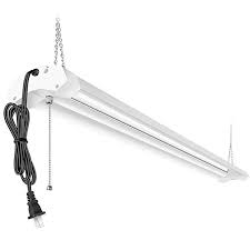 Fluorescent lights will give you a sufficient lighting environment for your work or home. Antlux 8ft Led Shop Light For Garage 72w 8000lm 5000k 8 Foot Ceiling Light Fixtures Plug In Fluorescent Tube Repl Led Shop Lights Shop Lighting Pull Chain