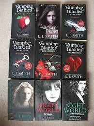 Elena and stefan continue to have trust issues as he is still unwilling to tell elena his secret. L J Smith Vampire Diaries Set 1 8 And Night World Paperback Books 426410519