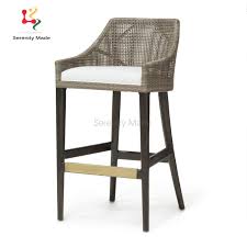 Our frames are really well made with strong, natural rattan poles that have different textures of wicker woven in special areas to create lots of interesting, unique designs. China Aluminum Frame Synthetic Rattan Woven Counter Height Outdoor Bar Stools China Rattan Bar Stool Outdoor Bar Stool