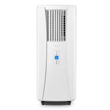 lanbo 8 000 btu portable air conditioner cools 170 sq ft with heater remote and hose in white