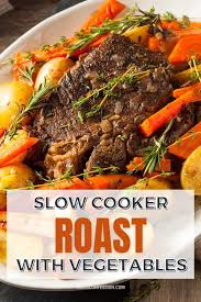 slow cooker boneless chuck roast