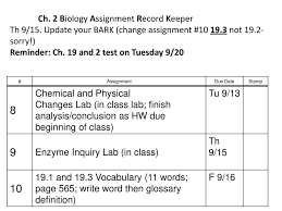 ch biology assignment record keeper f update your ch  ch 2 biology assignment record keeper