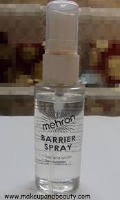 mehron barrier spray review