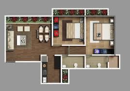 architectural 2d house floor plan