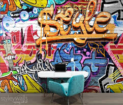Graffiti Wall Mural Abstract Wall Art