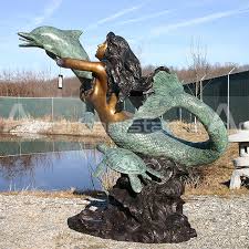 Bronze Mermaid Fountain Bronze Mermaid