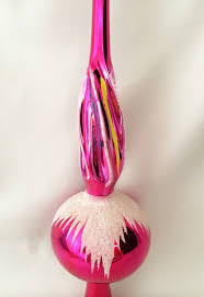 glass pink tree topper 35 images