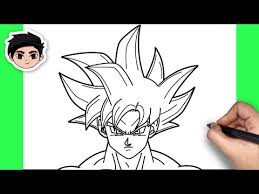 Ultra instinct goku coloring pages. How To Draw Goku Ultra Instinct From Dragon Ball Super Lagu Mp3 Mp3 Dragon
