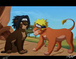 Naruto and Sasuke Lions by SEGAmastergirl on DeviantArt