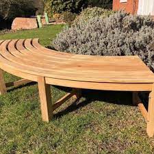 Backless Curved Bench Sustainably