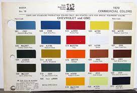1970 Chevrolet Gmc Truck Paint Chips