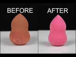 how to clean makeup sponges easy