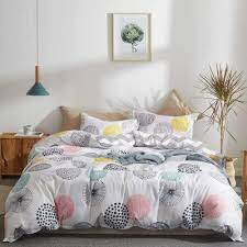 uozzi bedding colorful dots comforter