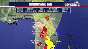 Hurricane Ian becomes category 2 ...