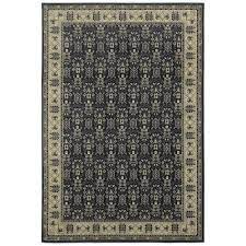 The living room is a room provided by the host to welcome someone's presence. Home Decorators Collection Gianna Indigo 10 Ft X 13 Ft Border Area Rug 448838 The Home Depot