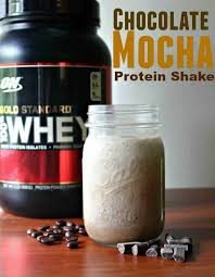 chocolate mocha protein shake