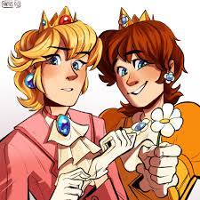 Drew genderbent princess peach / daisy!! : r/Mario