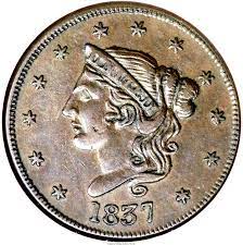 1837 hard times token