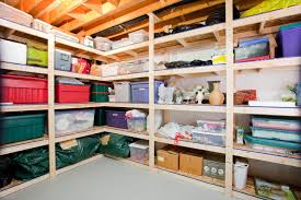 This woodworking project was about basement shelving plans. 12 Tips For Supremely Organized Basement Storage