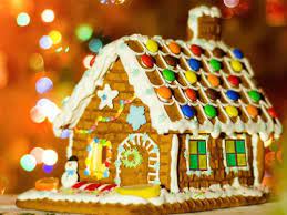 gingerbread house stained glass windows