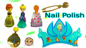 queen elsa princess anna polish set