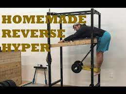 homemade reverse hyper for garage or