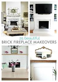 25 Beautiful Diy Brick Fireplace Makeovers