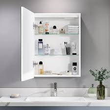 bathroom mirror cabinet with led lights