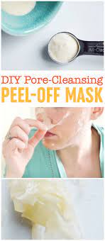 diy l off mask pore cleansing