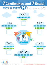 7 continents and 7 seas worksheet for kids