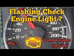 check engine light blinking explained