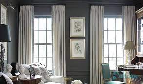 what color curtains go with gray walls