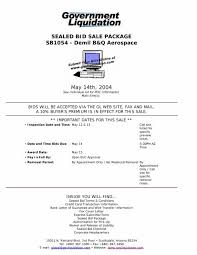 sealed bid package sb1054 demil