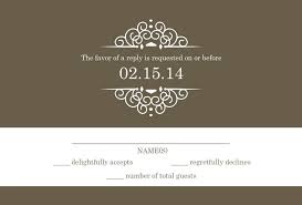 Wedding Rsvp Wording Formal And Casual Wording You Will Love