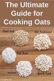 how to cook any kind of oatmeal the