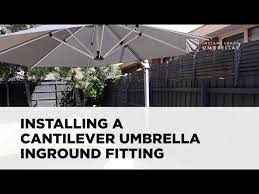 How To Install A Cantilever Umbrella